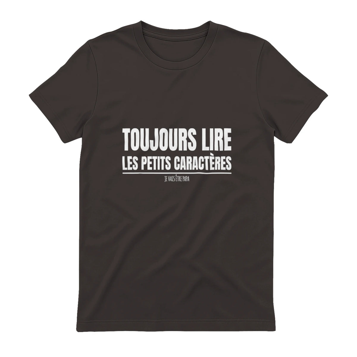 Drôle Annonce Grossesse Grand Parents Original Future Papa in Dark Chocolate - back view