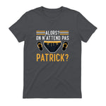 Alors on n'attend Pas Patrick in Charcoal - back view