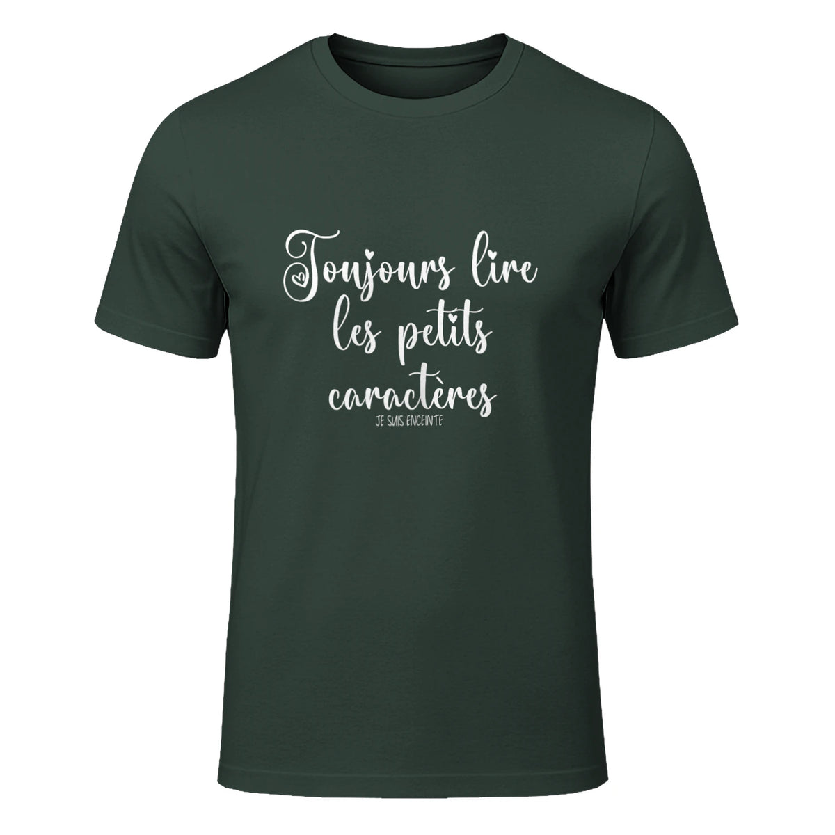 Drôle Annonce Grossesse Grand Parents Original Future Maman in Forest Green - front view