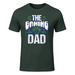 Gamer Zocker Games Pc - Best Gaming Dad Ever T-Shirt in Forest Green - front view