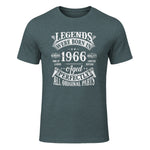 Vintage Sixtieth Birthday Shirt T-Shirt in Dark Heather - front view