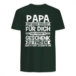 Papa und Vater Motiv, Lustiger Spruch, Herren Vatertag Halbarm T-Shirt in Forest Green - back view