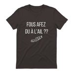 Fous afez du a l'ail in Dark Chocolate - back view