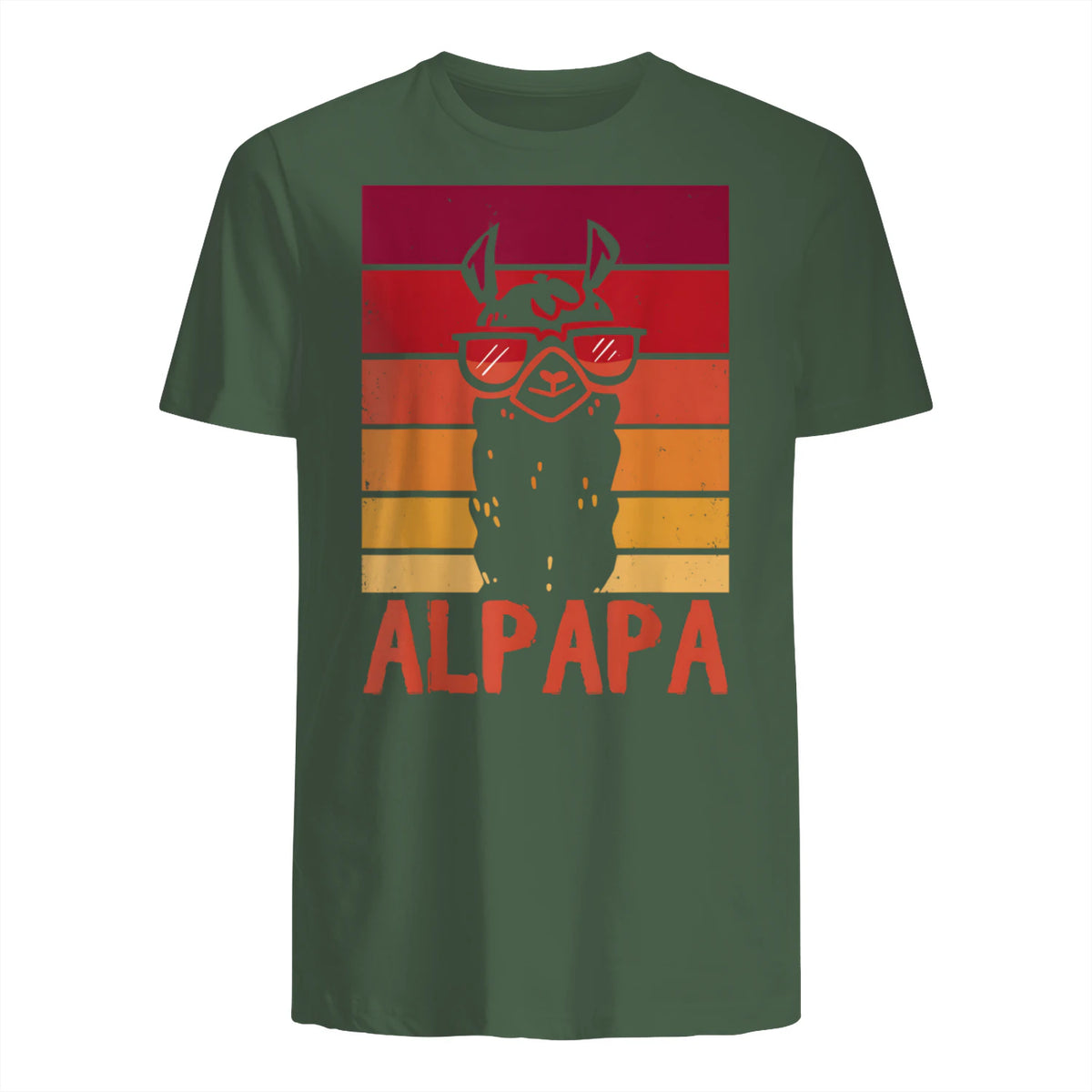 Auf ALPAPA in Military Green - back view
