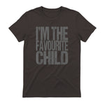 Funny I'm The Favourite Child Siblings in Dark Chocolate - back view