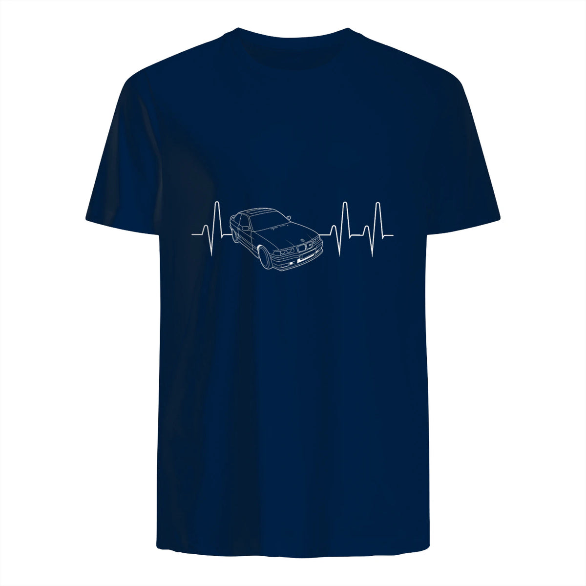 E36 Battement de C"ur pour Amoureux des Voitures in Navy - back view