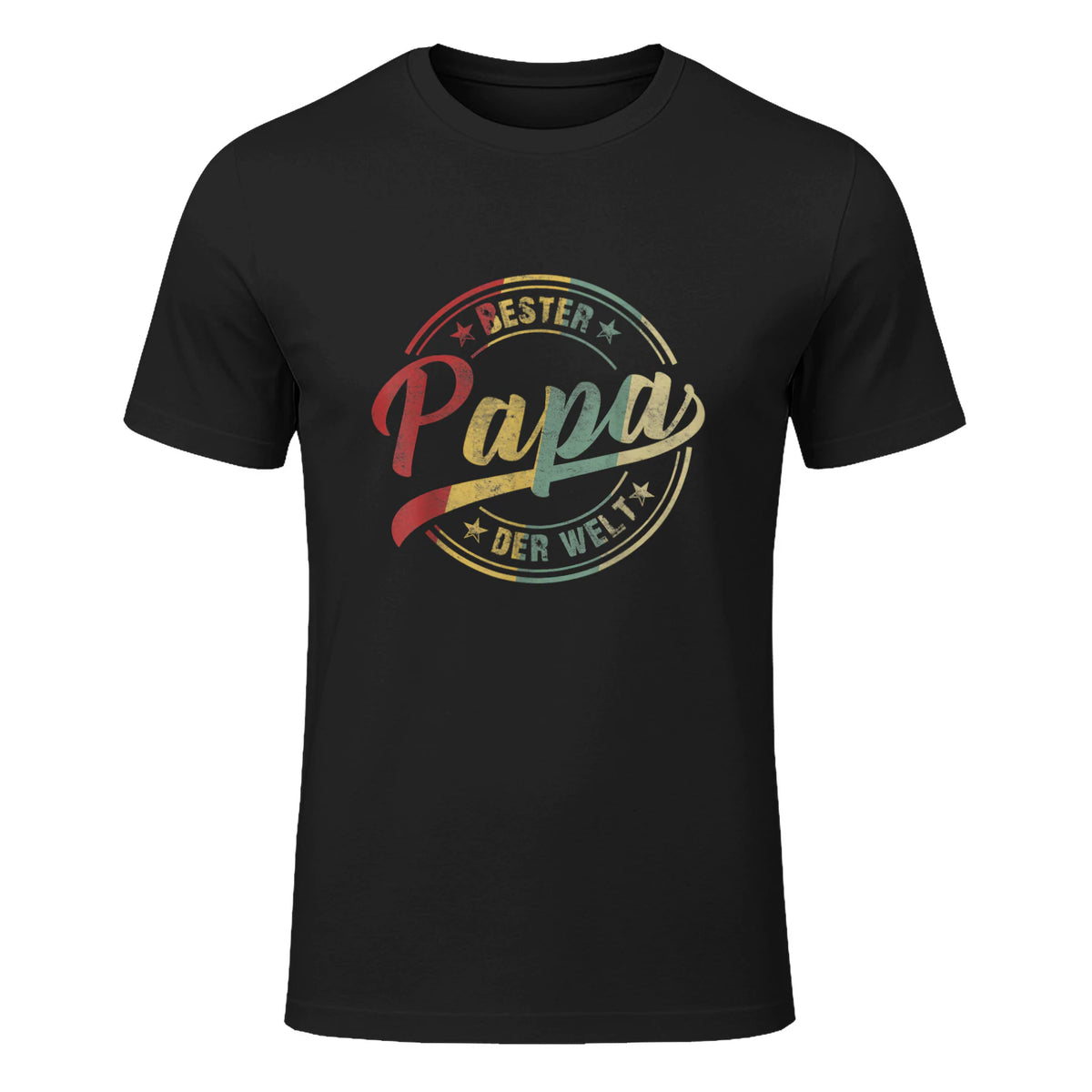 Bester Papa Der Welt Vatertagsgeschenk in Black - front view