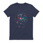 Mother of Cats Shirt T-Shirt in Heather Navy - back view