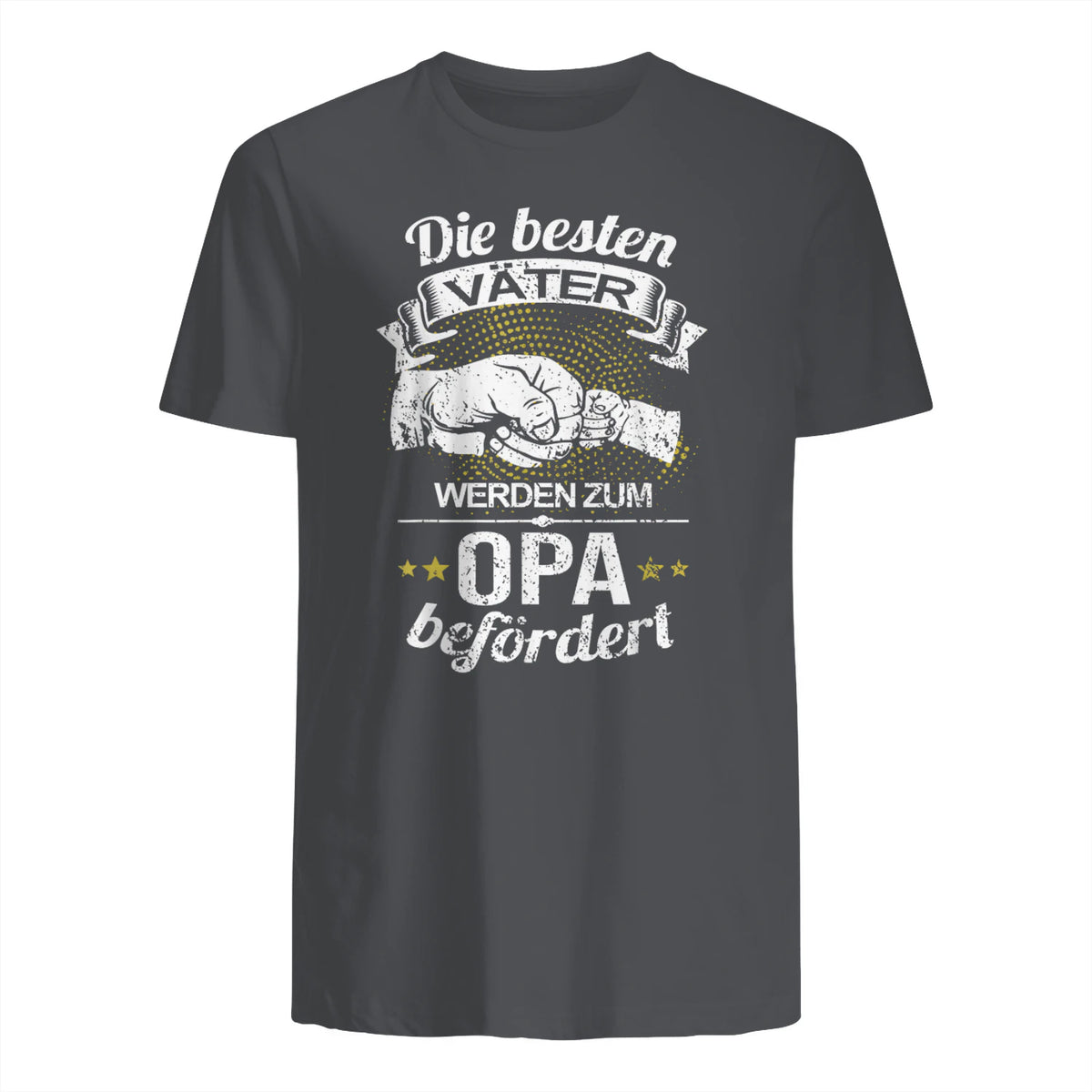 Die Besten Väter Werden Zum Opa Befördert I Geburt I Baby in Charcoal - back view