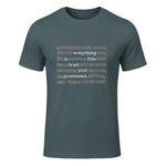 Everything Is Fine Trust Your Government Conspiracy Theory in Dark Heather - front view