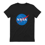 NASA Meatball Official Logo T-Shirt in Black - back view
