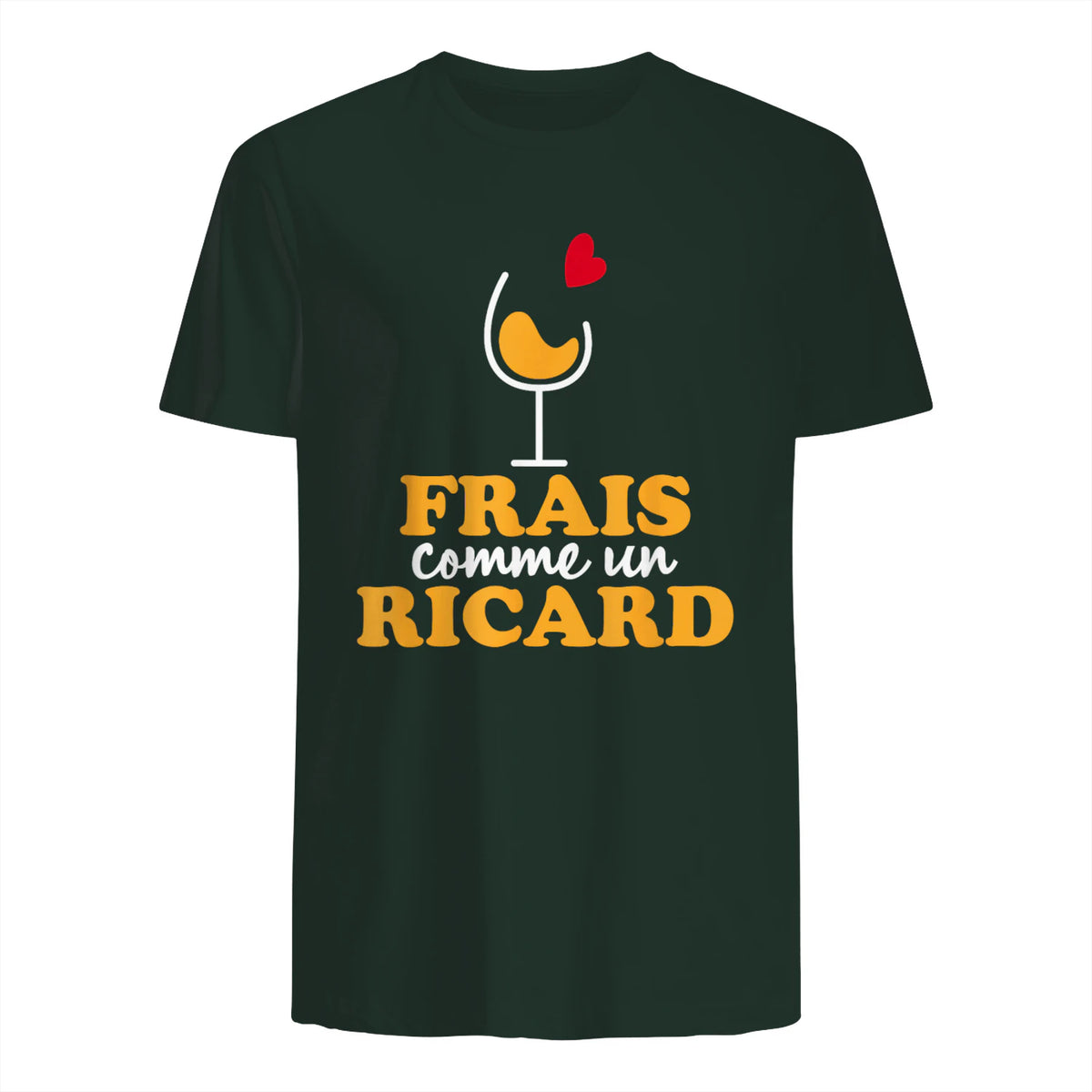 Frais comme Un Ricard - Ricard Pastis Apéro in Forest Green - back view
