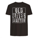 Old Lives Matter Funny Birthday Party Gag Gift for Dad in Dark Chocolate - back view