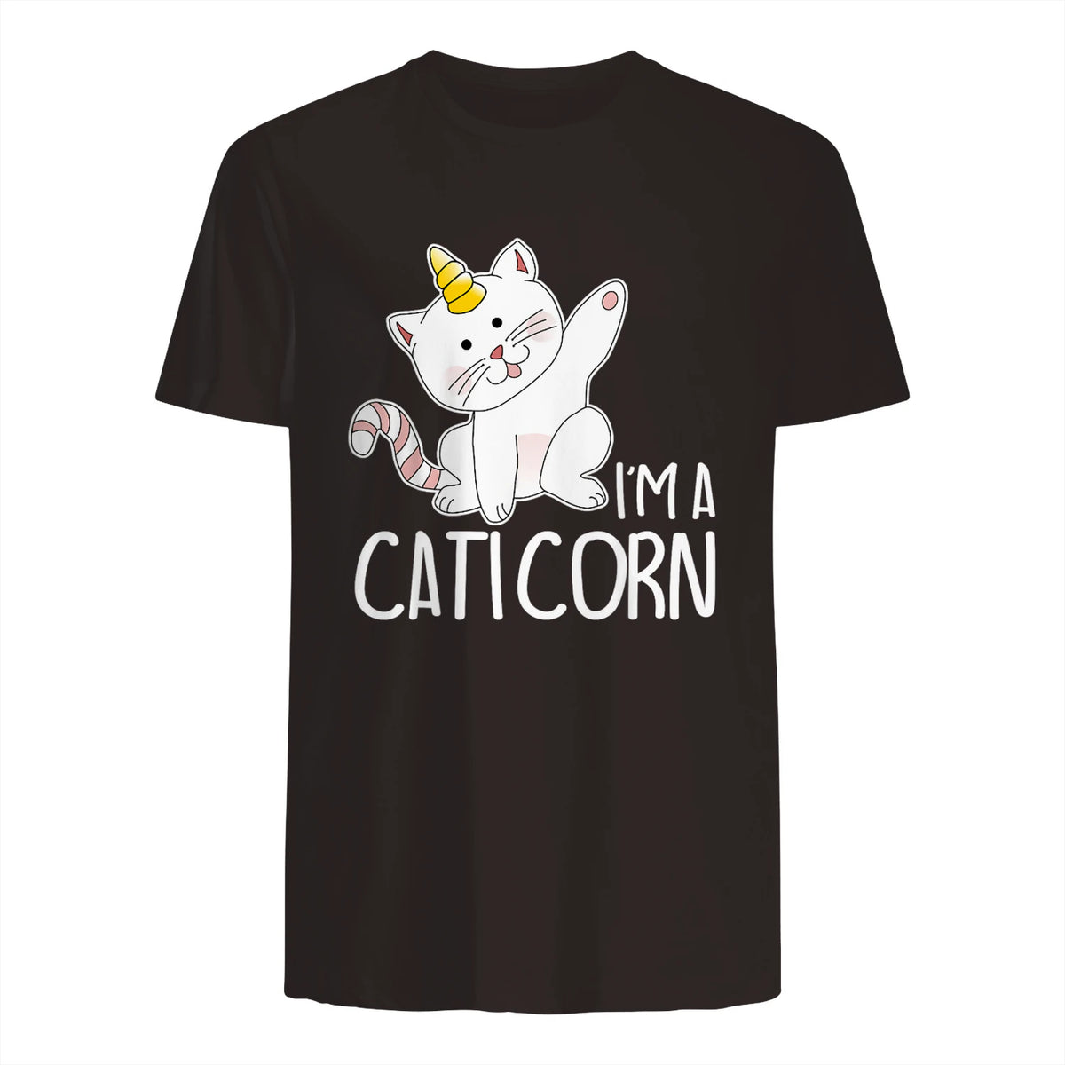 Chats Licorne I Chaton doux I Licorne I Chats in Dark Chocolate - back view