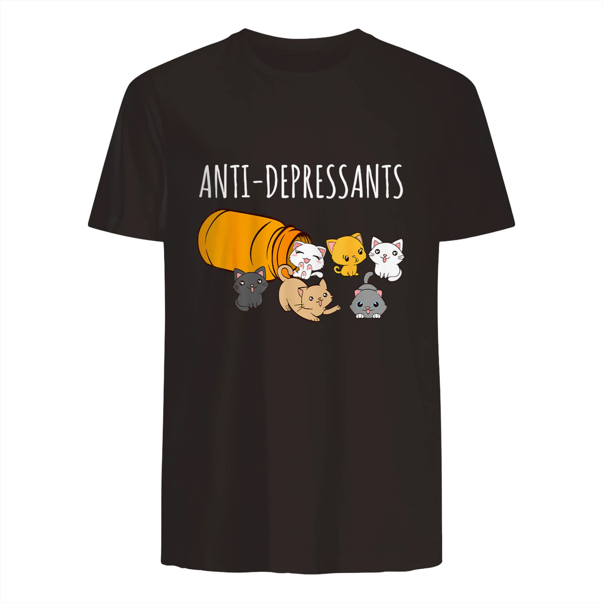 Anti-dépresseurs Chat Collection Chats Kitty Cat in Dark Chocolate - back view
