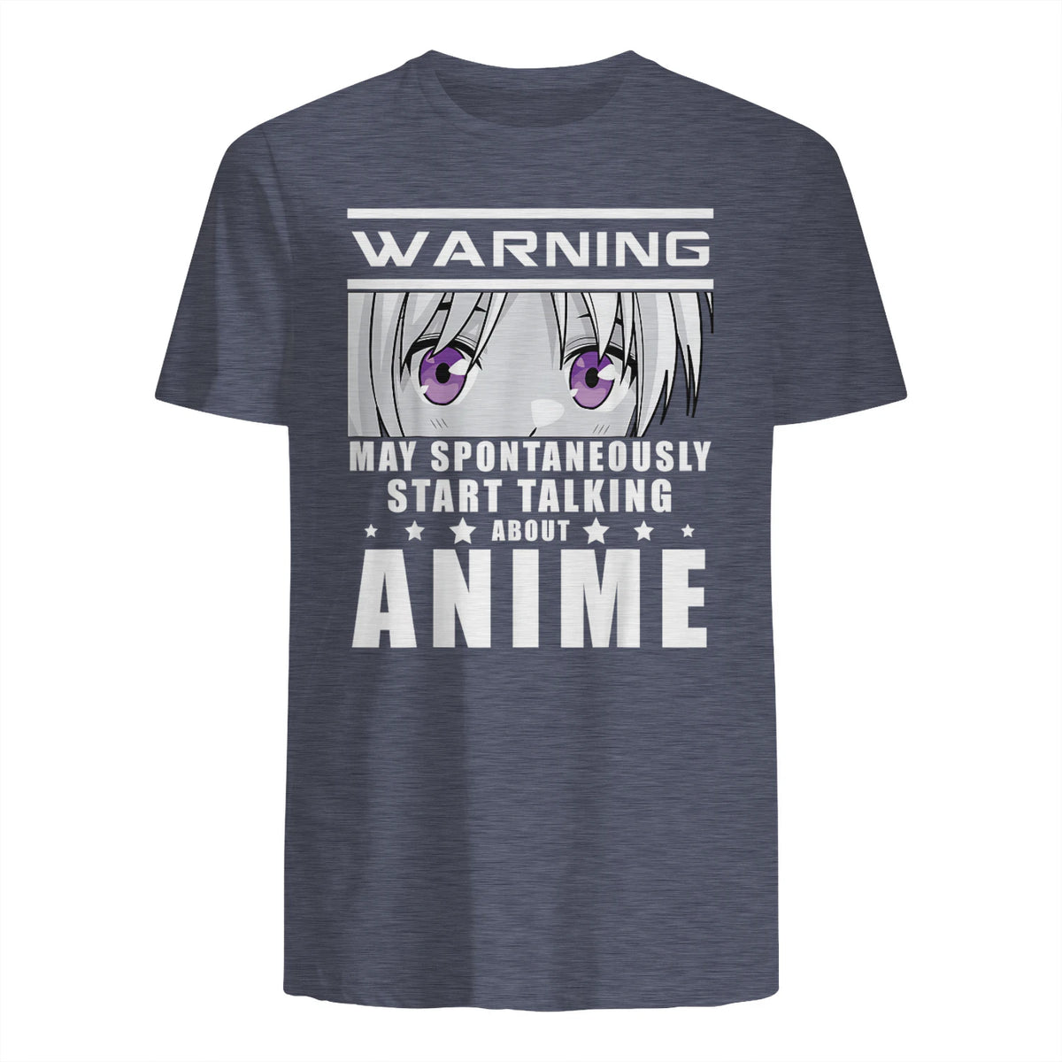 Warning May Spontaneously Start Talking About Anime in Heather Navy - back view