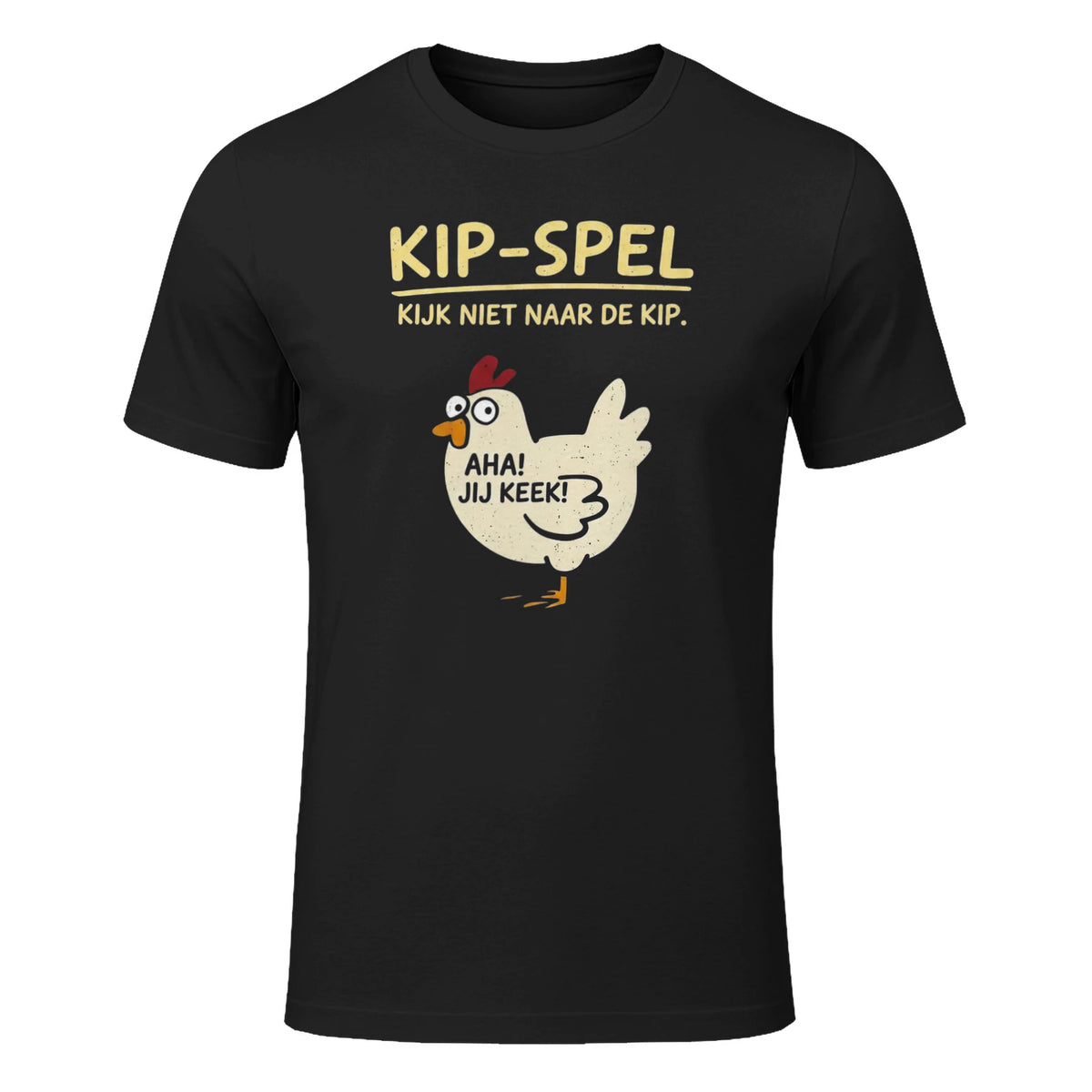 Kip Spel Shirt in Black - front view