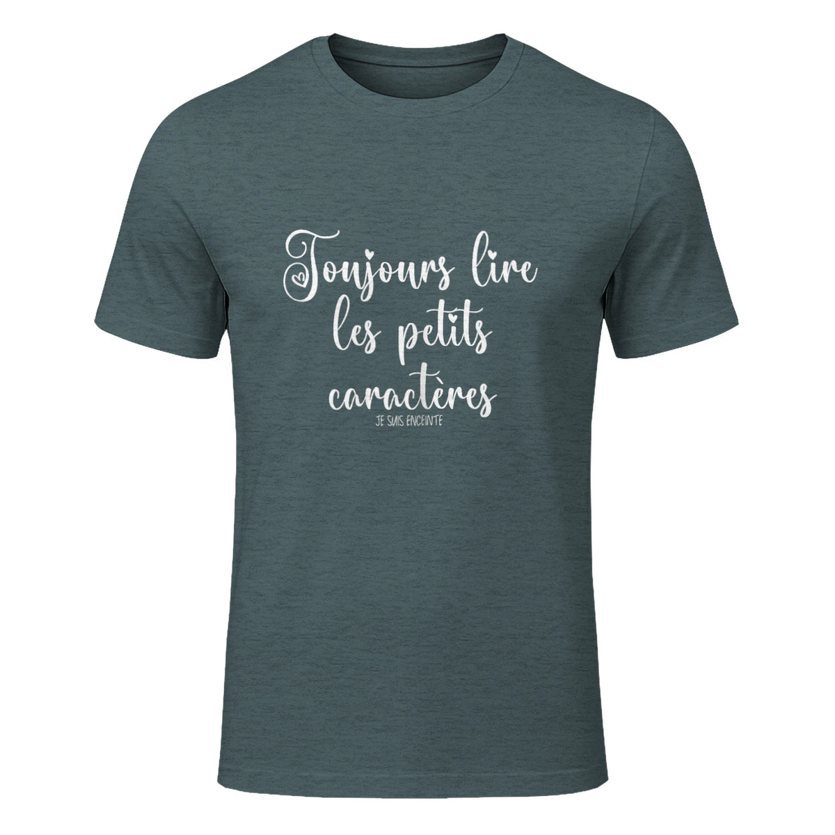 Drôle Annonce Grossesse Grand Parents Original Future Maman in Dark Heather - front view