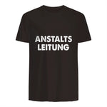 Spaßige Outfits Anstaltsleitung Lustige Sprüche Humor Spaß für Erwachsene Unisex Schwarz in Dark Chocolate - back view