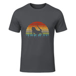 Dragon barbu - Graphique rétro - Lover vintage in Charcoal - front view