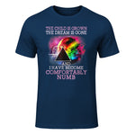 The Child Is Grown The Dream Is Gone Comfortably Number T-Shirt in Navy - front view