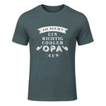 So Sieht EIN richtig Cooler Opa aus Großvater in Dark Heather - front view
