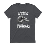 Papa & Sohn Beste Freunde Fürs Leben Vatertag Partnerlook in Charcoal - back view