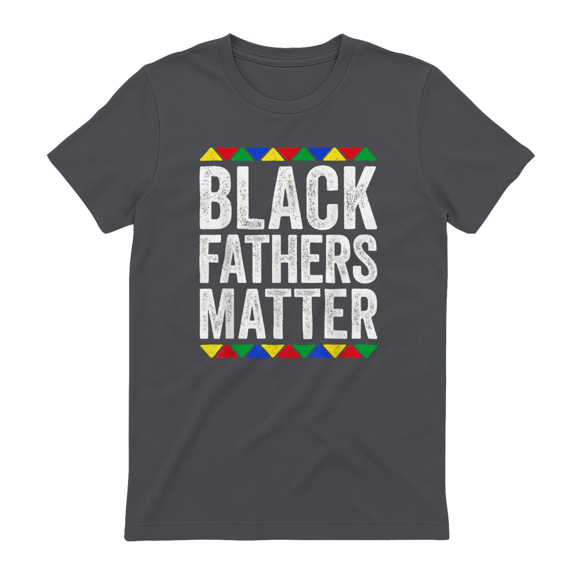 Black Fathers Matter Shirt Black History Month in Charcoal - back view