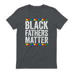 Black Fathers Matter Shirt Black History Month in Charcoal - back view