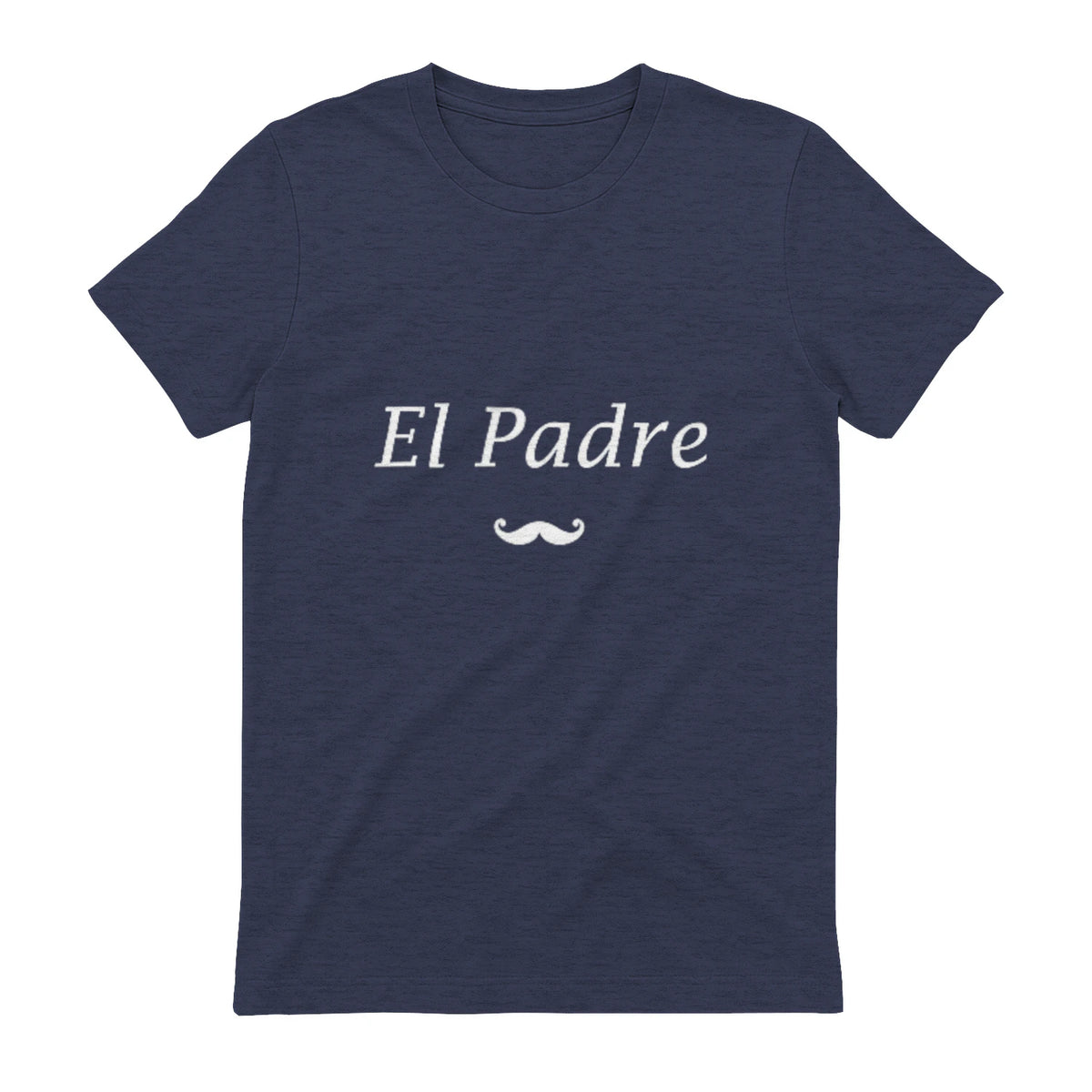 Amour Humour fête des père Super Papa EL Padre in Heather Navy - back view