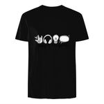 Autism Awareness Acceptance Shirt Support Mom Women Kid in Black - back view