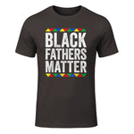 Black Fathers Matter Shirt Black History Month in Dark Chocolate - front view