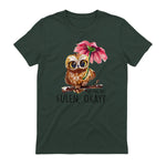 Ich Mag Halt Eulen, Okay Lustiger Eule Spruch Owl Eulen in Forest Green - back view