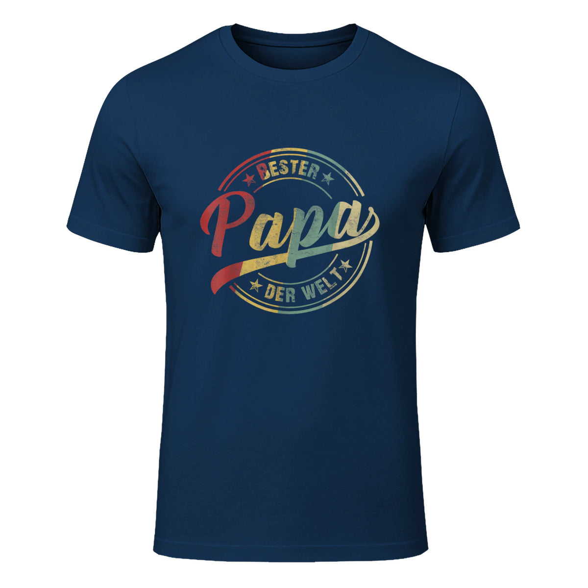 Bester Papa Der Welt Vatertagsgeschenk in Navy - front view