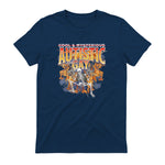 Autism Meme Funny Tism Squelette Autistique et Gay Humour in Navy - back view