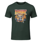 Autism Meme Funny Tism Squelette Autistique et Gay Humour in Forest Green - front view