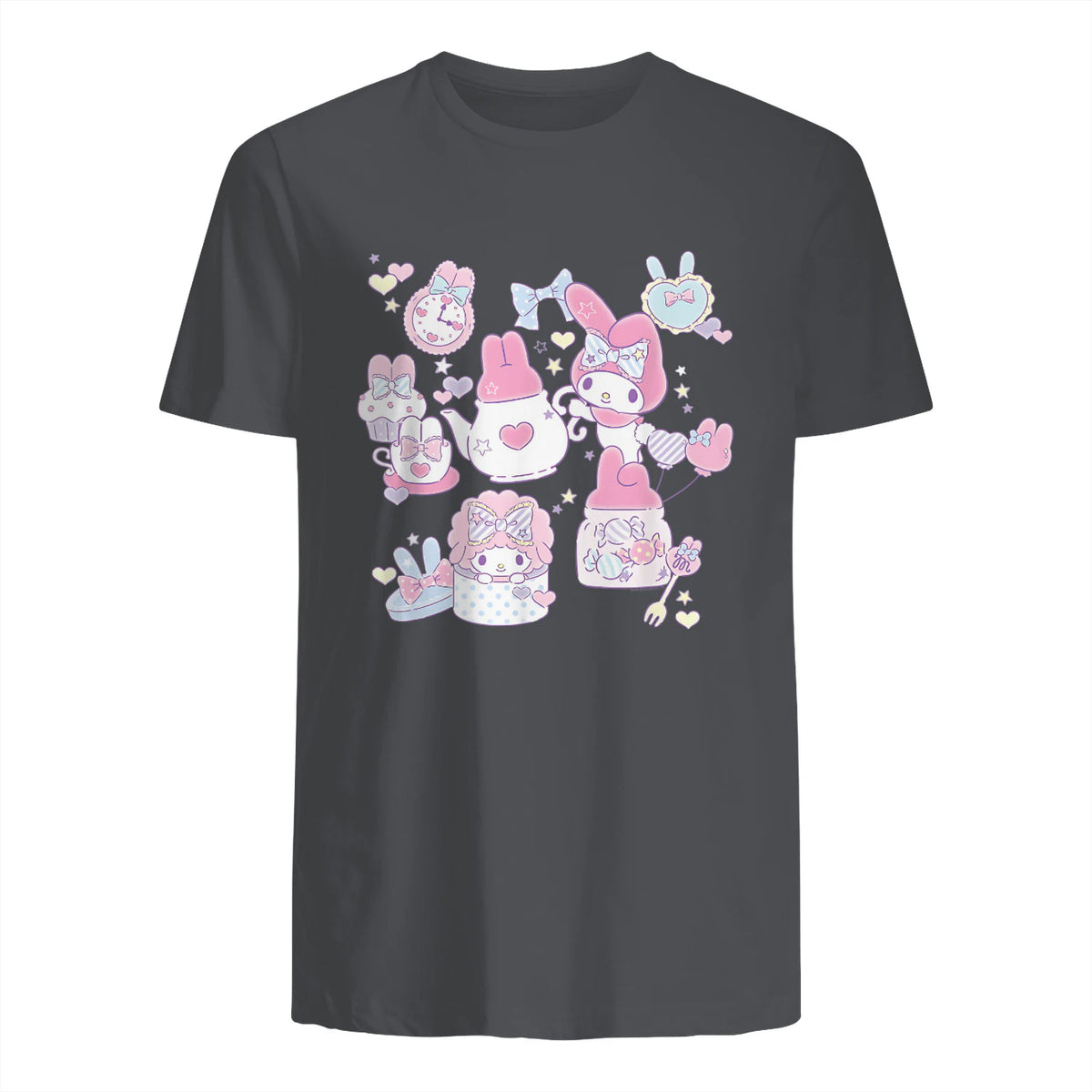 Sanrio My Melody Sweet Pink Tea Party in Charcoal - back view