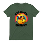 Big Duck Energy Duckie I Love Ducks Lovers Canard en caoutchouc in Military Green - back view