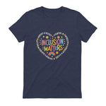 Inclusion Matters Special Education Teacher Autism Awareness in Heather Navy - back view