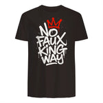 No Faux King Way T-Shirt in Dark Chocolate - back view