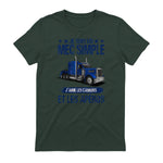 Camion et Routier, mec Simple, Chauffeur Poids Lourds in Forest Green - back view