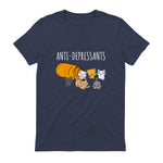 Anti-dépresseurs Chat Collection Chats Kitty Cat in Heather Navy - back view