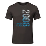 Vintage Eighteenth Birthday Gift T-Shirt in Dark Chocolate - front view