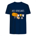 Anti-dépresseurs Chat Collection Chats Kitty Cat in Navy - back view