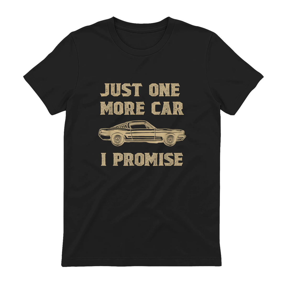 Design for Car Lovers & Mechanics One More Car Part Promise in Black - back view