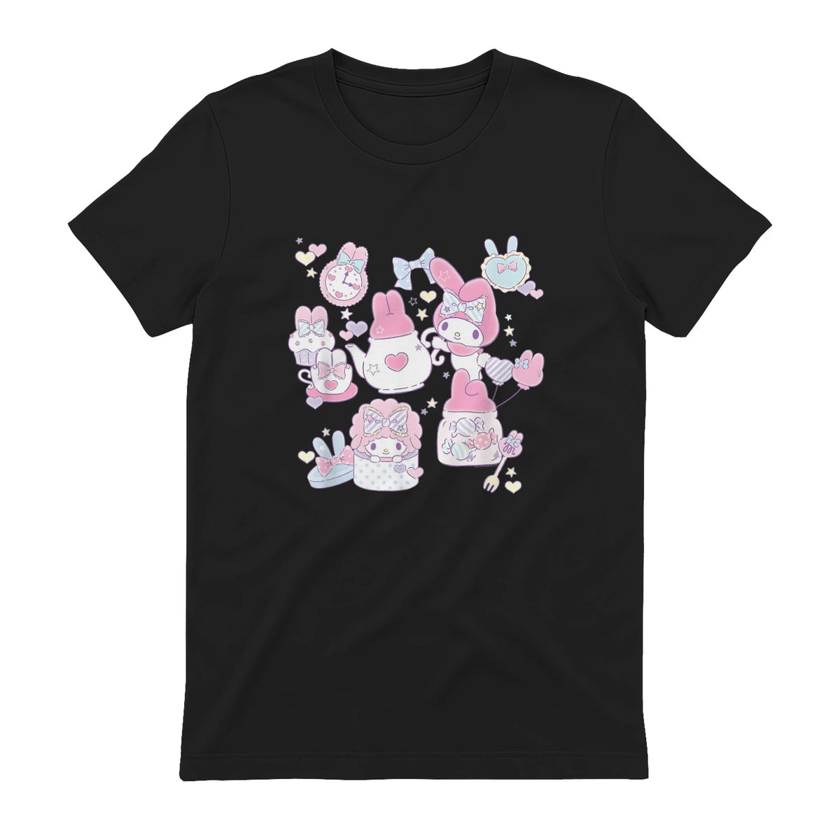 Sanrio My Melody Sweet Pink Tea Party in Black - back view