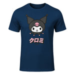 Kuromi Sanrio Character Classic Japan Design in Navy - front view