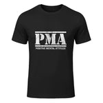 Attitude mentale positive. PMA in Black - front view