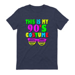 This Is My Nineties Costume Party T-Shirt in Heather Navy - back view