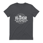 Vathor Vater Thor Cool Hammer Papa Fathor in Charcoal - back view